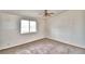 Simple bedroom with carpet flooring and ceiling fan at 337 Swingle St, Frostproof, FL 33843