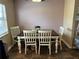 Dining room with table and four chairs at 4718 Cynthia St, Bartow, FL 33830