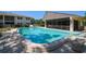 Community pool and pool house, perfect for relaxing on a hot summer day at 711 Springer Dr # 2, Lake Wales, FL 33853
