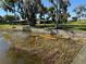 A waterfront view with a concrete seawall and grassy vegetation, showing the beauty of the property at 1893 N Lake Reedy Blvd, Frostproof, FL 33843