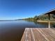 Picturesque waterfront view from a wooden dock, perfect for fishing and relaxation at 2263 Lake Reedy N Blvd, Frostproof, FL 33843