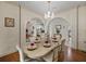 Formal dining room featuring hardwood floors and ornate decor at 2656 S Scenic Hwy, Lake Wales, FL 33898