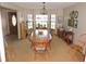 Dining room area featuring lots of natural light and seating for eight at 3567 Red Oak Ct, Lake Wales, FL 33898