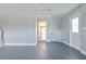 Finished basement featuring lots of open space and an extra door at 1144 Cephia St, Lake Wales, FL 33853