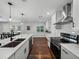 Beautiful kitchen with stainless steel appliances, subway tile backsplash and modern fixtures at 1144 Cephia St, Lake Wales, FL 33853