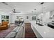 Open floorplan with the kitchen, dining area, and living room, great for gatherings at 1144 Cephia St, Lake Wales, FL 33853
