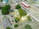 Wide aerial view of the property and surrounding area, highlighting the home's location and lot size at 1351 Smokey Rd, Lake Wales, FL 33859