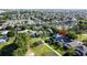 Aerial view of a residential community showcasing well-maintained homes, lush landscaping, and neighborhood amenities at 2696 Hemingway Ave, Haines City, FL 33844