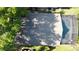 Aerial view of the roof and screened-in pool at 2696 Hemingway Ave, Haines City, FL 33844