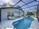 Inviting screened-in pool with lounge chairs offers the perfect space for relaxation and outdoor enjoyment at 2696 Hemingway Ave, Haines City, FL 33844