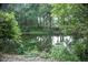 A tranquil view of the backyard pond at 4725 Kayworth Rd, Lake Wales, FL 33898