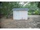 A new and secure storage shed for tools and equipment at 4725 Kayworth Rd, Lake Wales, FL 33898