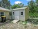 Exterior view of the backyard storage shed at 509 Mountain Dr, Babson Park, FL 33827