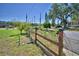 Wooden fence and vine lined fence for front yard at 509 N Scenic Hwy, Frostproof, FL 33843