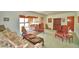 Spacious living room featuring classic furnishings and an open layout into a sunroom at 509 N Scenic Hwy, Frostproof, FL 33843