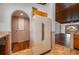 Kitchen view with modern appliances and unique design, flowing into the spacious living area at 6201 Country Club Dr # 21, Lake Wales, FL 33898