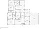Floor plan showing the layout of the bedrooms, bathrooms, kitchen, and living spaces at 715 S Seminole Ave, Fort Meade, FL 33841