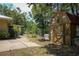 Fenced backyard with storage shed at 9365 Lemon Dr, Lake Wales, FL 33898