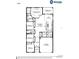 Detailed floor plan layout of the home, showcasing room dimensions and layout at 2101 Summerlake Dr, Auburndale, FL 33823