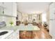 Open kitchen with views into the dining area at 6734 Kensington Ne Dr, Winter Haven, FL 33881
