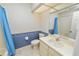 Simple bathroom with shower/tub combo and updated vanity at 1144 Waterfall Ln # 26, Lakeland, FL 33803