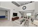 Bright living room with modern decor, high ceilings, and natural light at 1144 Waterfall Ln # 26, Lakeland, FL 33803