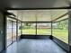 Spacious screened-in patio with views of the backyard at 3523 Colleen Dr, Lakeland, FL 33810