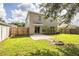 Large backyard with patio and privacy fence at 3926 Rollingsford Cir, Lakeland, FL 33810