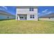 Rear exterior of home showcasing a grassy yard at 4538 Grandview Glen Dr, Auburndale, FL 33823