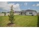 Spacious backyard with grassy lawn and young trees at 296 Spirit Landings Cir, Winter Haven, FL 33880