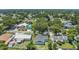 A high aerial view of the home exterior surrounded by lush landscaping at 602 Taylor Blvd, Winter Haven, FL 33880
