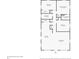 Floor plan of the home showcasing the layout of bedrooms, bathrooms, kitchen, and living areas at 602 Taylor Blvd, Winter Haven, FL 33880