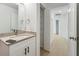 Bathroom vanity featuring stylish hardware and a modern sink at 1918 Dr Martin L King Jr Way, Haines City, FL 33844