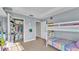 Bedroom with bunk beds and closet at 6857 Eagle Ridge Loop, Lakeland, FL 33813