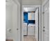 Functional laundry room with washer, dryer, and ample storage space at 6857 Eagle Ridge Loop, Lakeland, FL 33813
