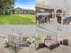 Collage showcasing the home's exterior, kitchen, living area, and main bedroom at 1001 Lena Run Ct, Winter Haven, FL 33880