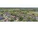 Aerial view of a residential neighborhood with lush landscaping and a golf course at 1045 View Pointe Way, Lakeland, FL 33813