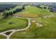 Scenic aerial view of the golf course, surrounded by lush greenery and beautiful neighborhood homes at 1045 View Pointe Way, Lakeland, FL 33813