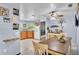 Eat in Kitchen featuring a ceiling fan, breakfast nook and ample light from the window at 834 Auburn Preserve Blvd, Auburndale, FL 33823