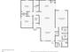 A detailed floor plan layout showing all rooms and their dimensions at 1896 12Th St, Orange City, FL 32763