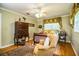 Charming bedroom with hardwood floors and ample natural light at 7525 Catherine Dr, Lakeland, FL 33810