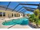 Relaxing screened pool and spa at 206 Clovis Pass, Winter Haven, FL 33880