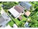 Aerial view of the property showing layout, backyard, and landscaping at 1819 Meadowbrook Ave, Lakeland, FL 33803