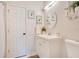 Clean bathroom with a vanity, toilet and shower at 1803 Sandy Knoll N Cir, Lakeland, FL 33813