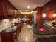 Modern kitchen with granite countertops and stainless steel appliances at 17 Loma Verde # 17, Lakeland, FL 33813