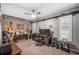 Home office with wood-look walls, and plenty of desk space at 17 Loma Verde # 17, Lakeland, FL 33813