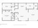 Floor plan showing a spacious 2 bedroom, 2 bath home at 2256 Firestone Pl, Winter Haven, FL 33884