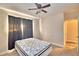 Bright bedroom with a double bed and ensuite at 415 W Beacon Rd, Lakeland, FL 33803
