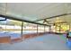 Covered patio overlooking the refreshing pool at 415 W Beacon Rd, Lakeland, FL 33803