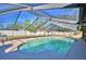 Large screened in pool with ample space at 415 W Beacon Rd, Lakeland, FL 33803